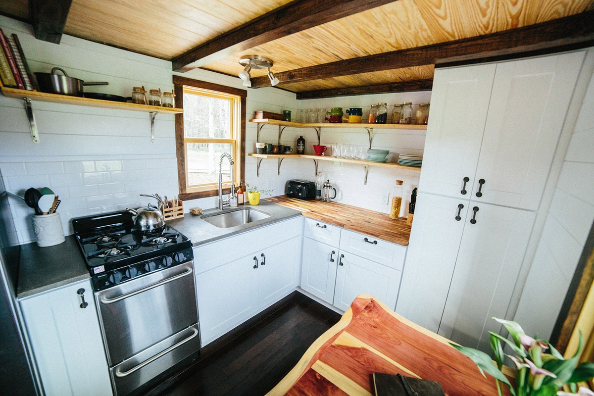 Kitchen and Dining Table - Chimera by Wind River Tiny Homes