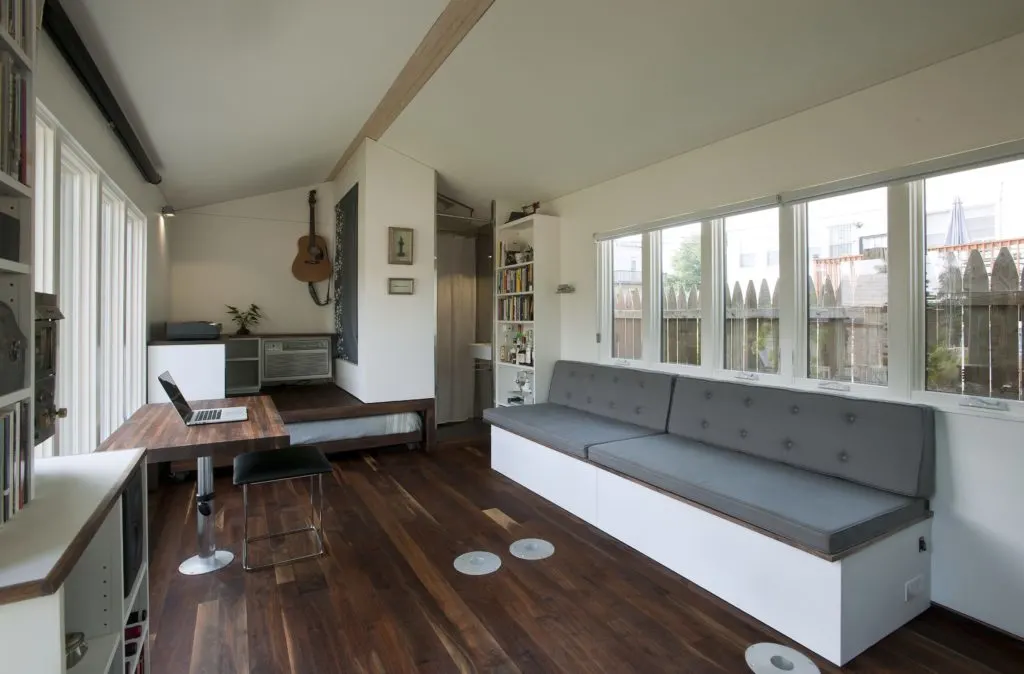 Living Room w/ Table - Minim Micro Homes