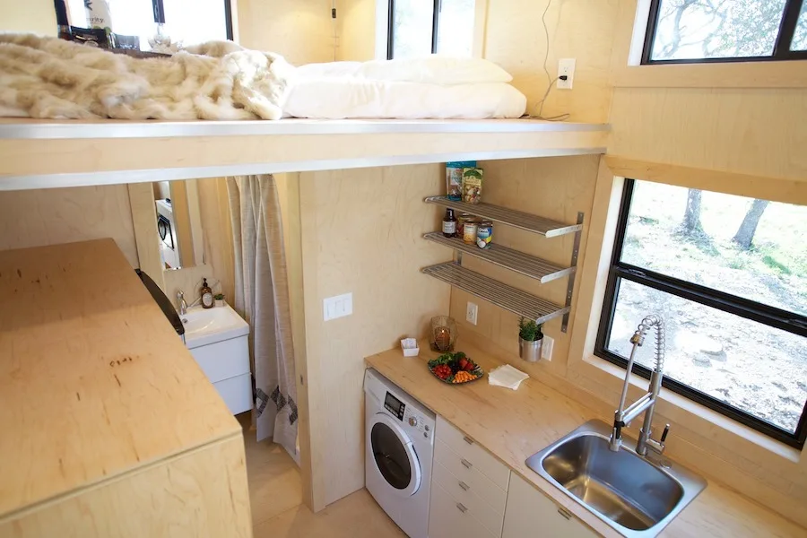 Loft and Kitchen - Nomad Tiny Home