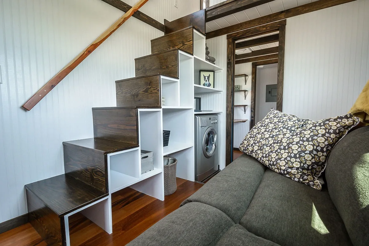 Storage Stairs - Triton by Wind River Tiny Homes