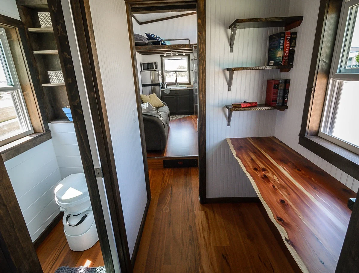 Home Office Area - Triton by Wind River Tiny Homes