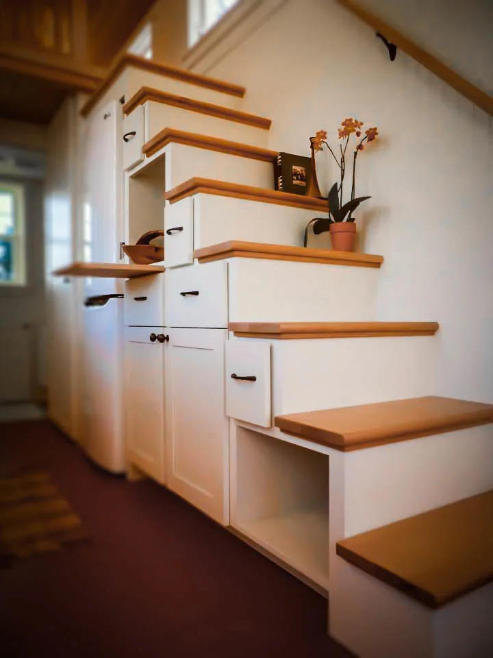 Storage Stairs - Payette by Greenleaf Tiny Homes