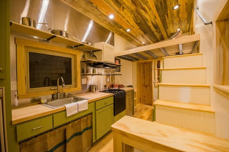 Kitchen - Blue Moon by MitchCraft Tiny Homes