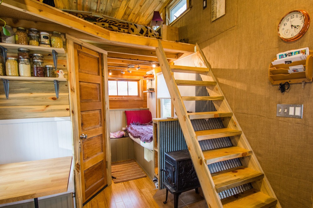Interior View - Bookworm by MitchCraft Tiny Homes