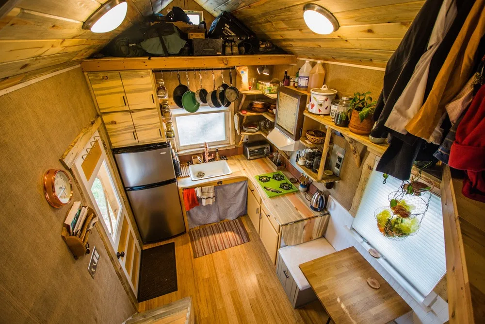 Kitchen and Dining Areas - Bookworm by MitchCraft Tiny Homes