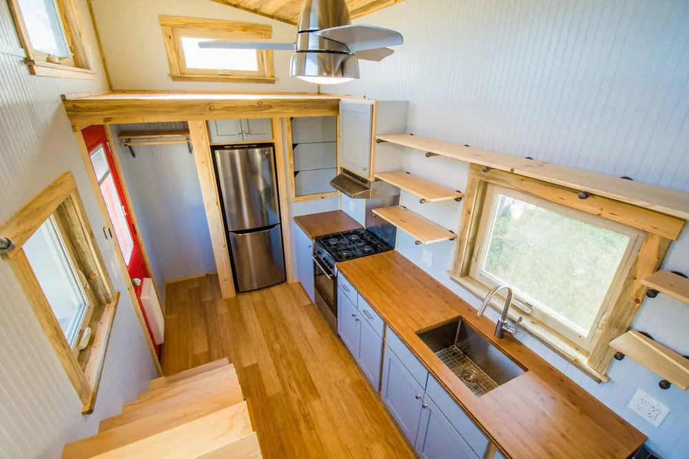 Aerial View - Dennis' Tiny House by Mitchcraft Tiny Homes