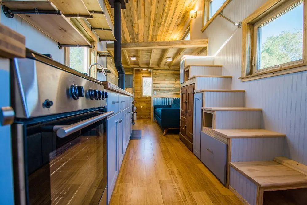 Storage Stairs - Dennis' Tiny House by Mitchcraft Tiny Homes