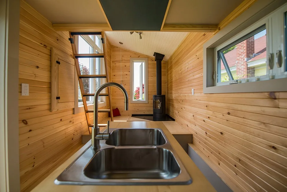 Kitchen Sink - Harmony House by Full Moon Tiny Shelters