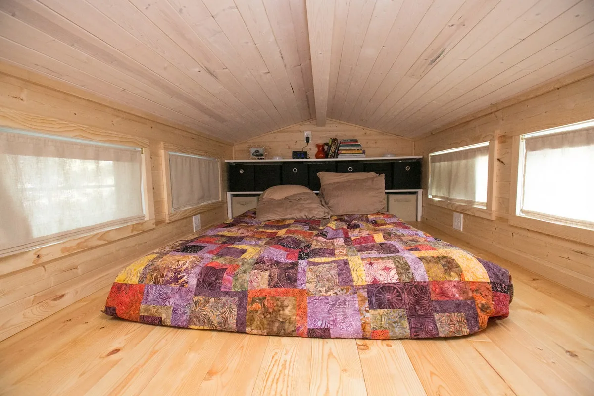 Bedroom Loft - Hogan's Haven Tiny House