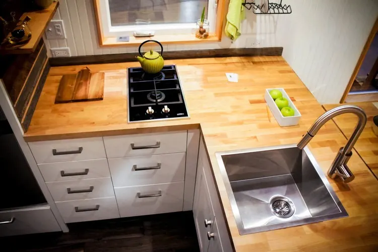 Kitchen Sink and Countertop - Kootenay by Greenleaf Tiny Homes