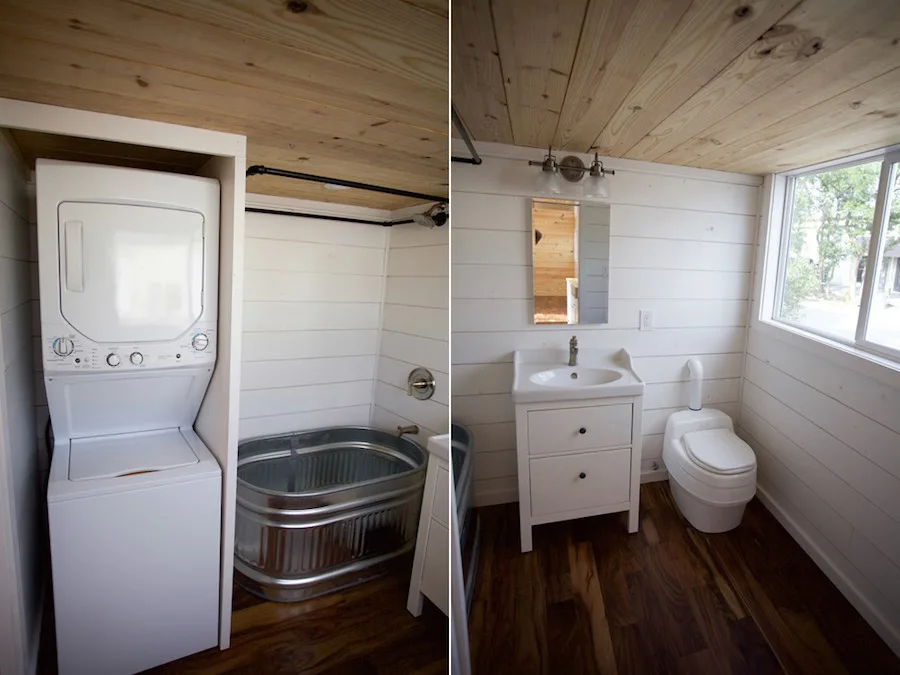Bathroom - Custom Gooseneck by Nomad Tiny Homes