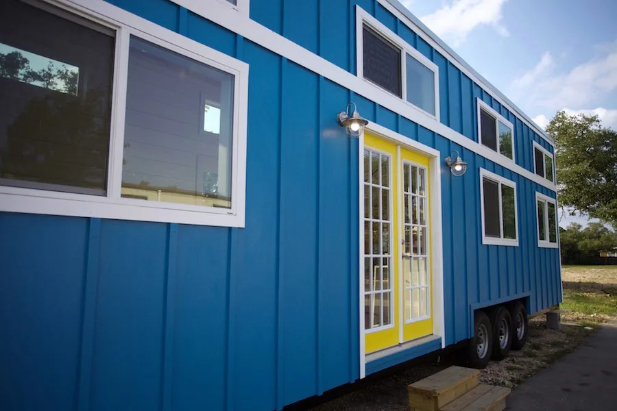 Exterior Side View - Custom Gooseneck by Nomad Tiny Homes