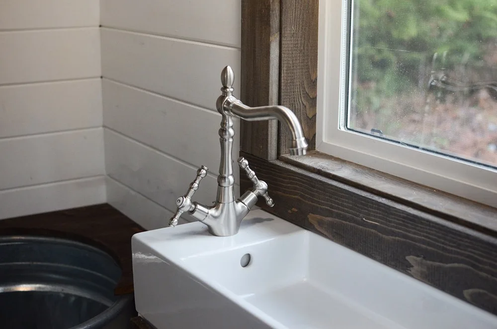 Bathroom Sink - Rewild Tiny House on Wheels