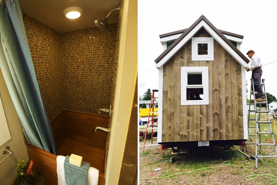 Bathroom / Exterior - Watertown by Wishbone Tiny Homes