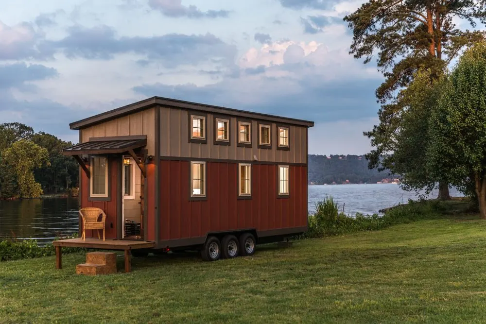 Exterior Side View - Boxcar by Timbercraft Tiny Homes