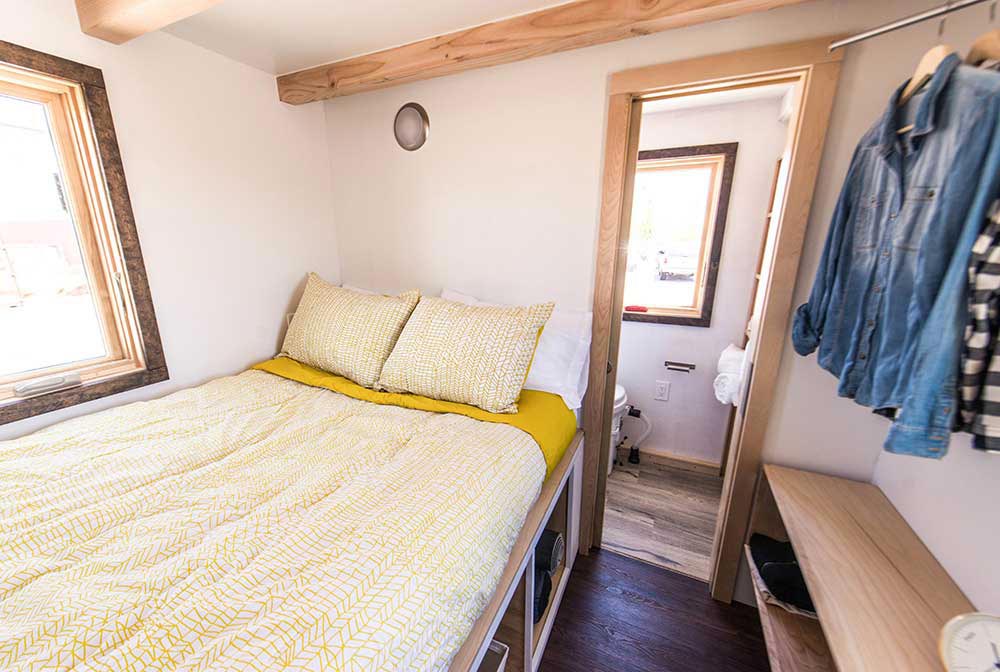 Main floor bedroom - Farallon by Tumbleweed Tiny House Company