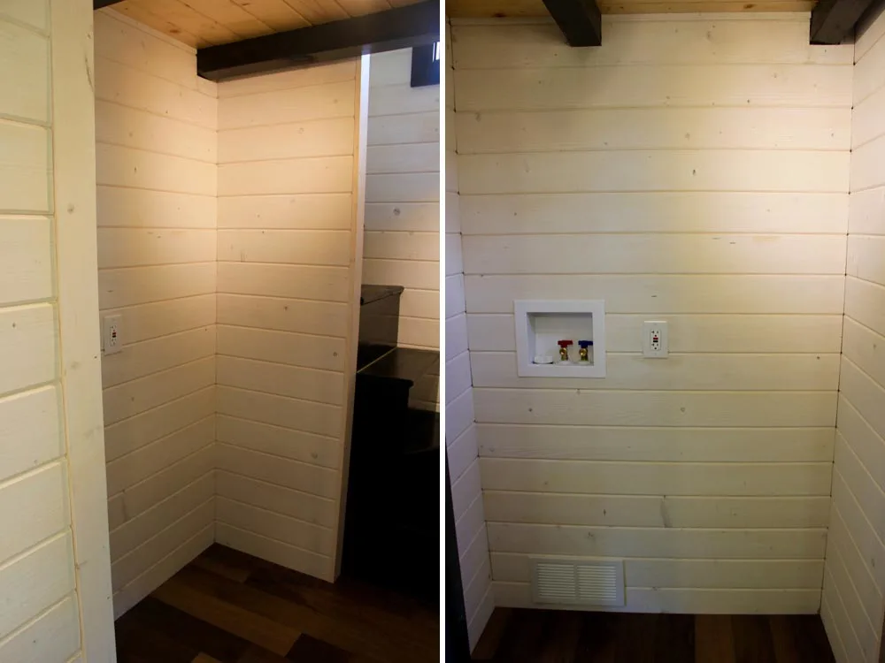 Washer/dryer hookups - Fort Austin by Brevard Tiny House