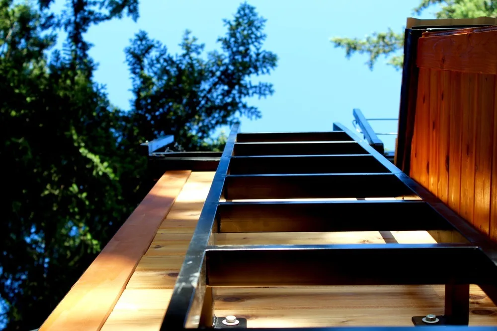 Ladder up to Roof Deck - Modern by Tiny Heirloom