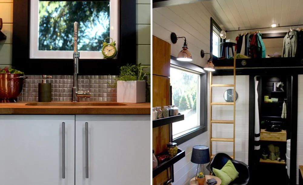 Kitchen Sink and Loft Ladder - Modern by Tiny Heirloom
