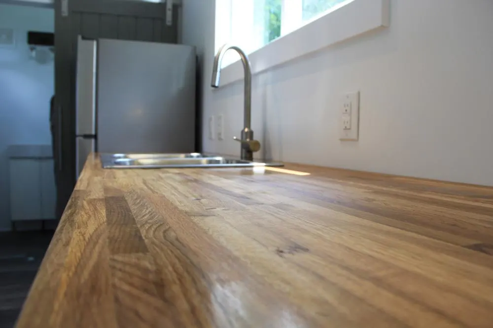 Butcher block counter - Every Tiny Moment by Brevard Tiny House
