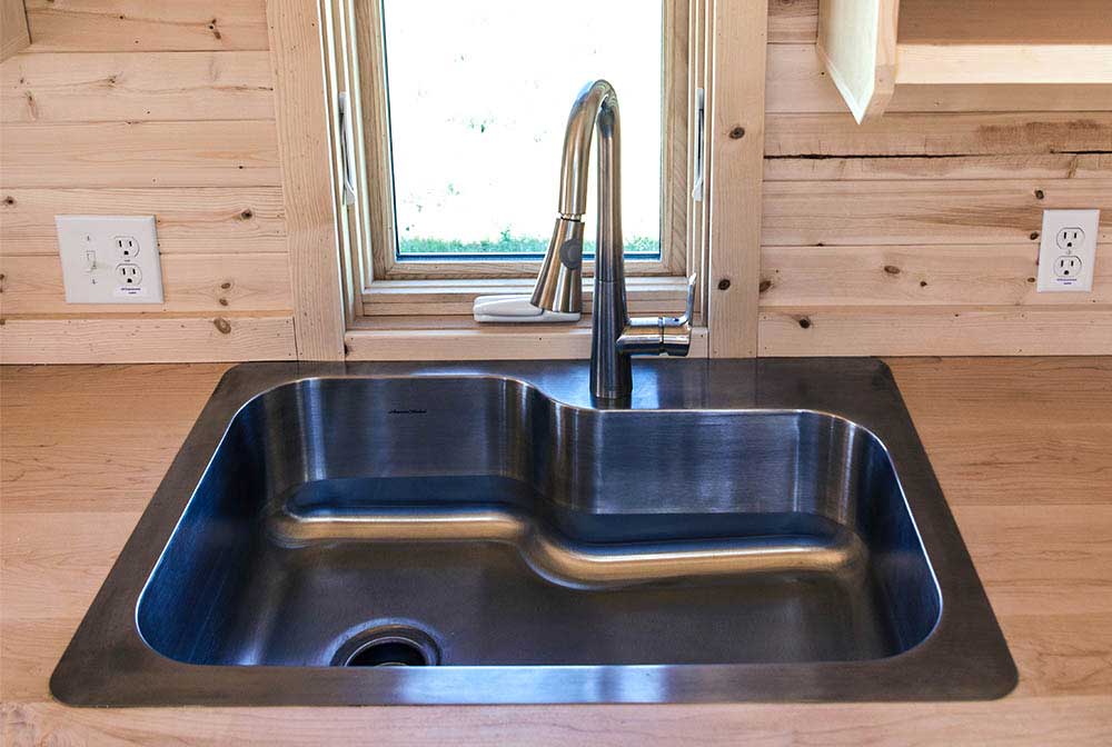 Large kitchen sink - Roanoke by Tumbleweed Tiny House