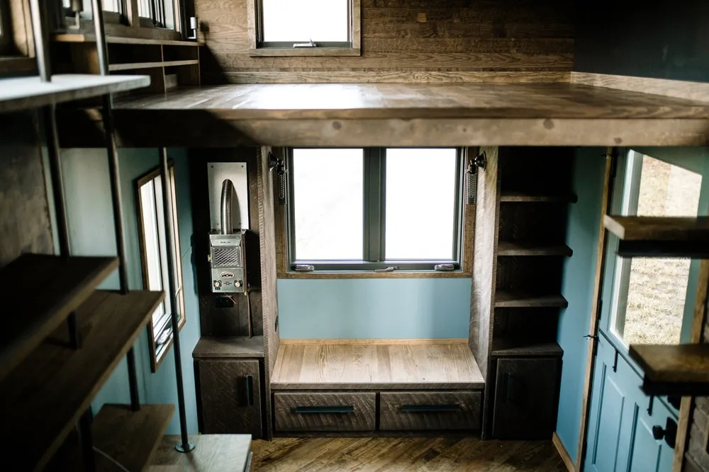 Loft and Built-In Couch - Rook by Wind River Tiny Homes