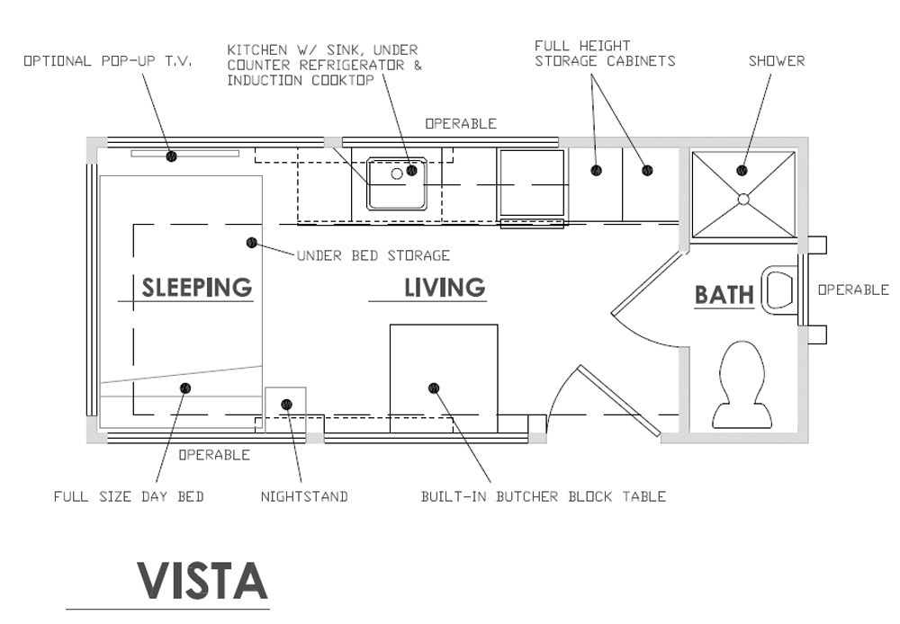 Vista Floor Plan - Vista by Escape Traveler
