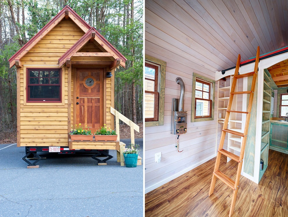 Exterior and Ladder - Weller by Wishbone Tiny Homes