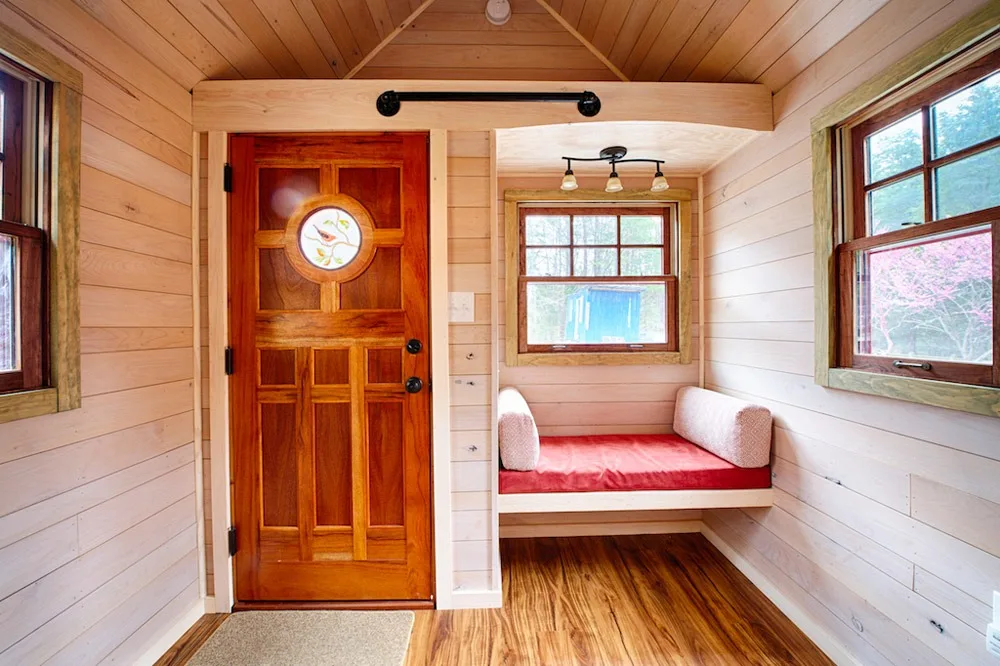 Entry Door and Couch - Weller by Wishbone Tiny Homes