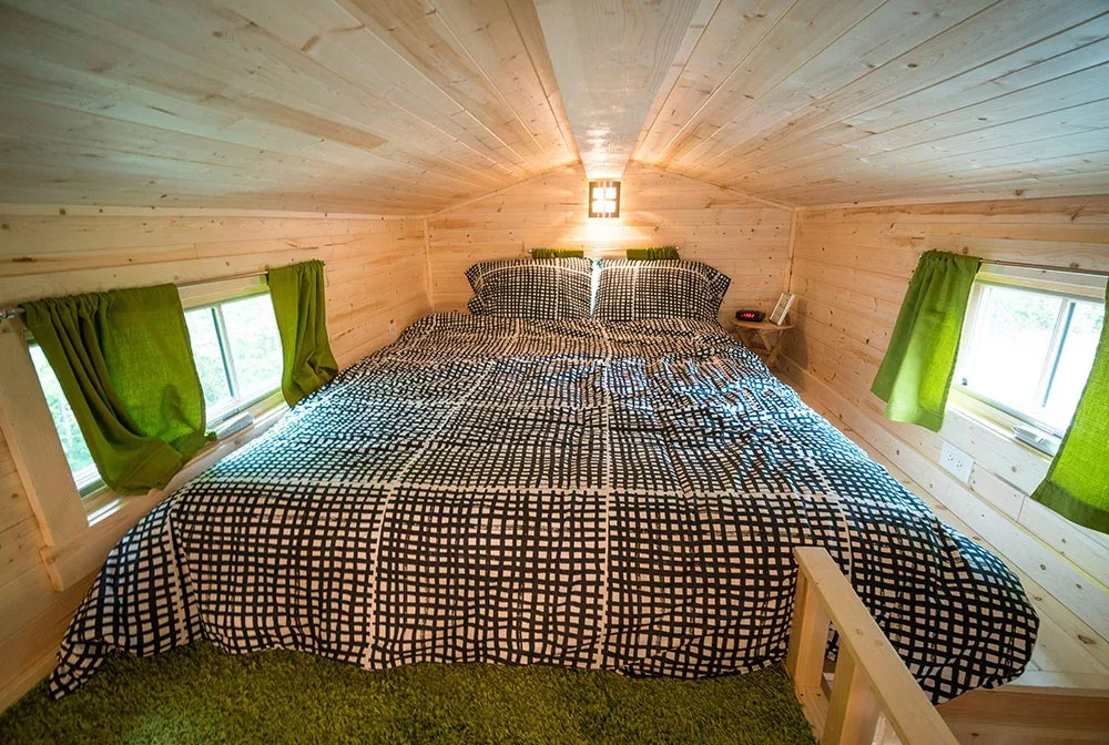 Bedroom loft - Zoe at Mt. Hood Tiny House Village