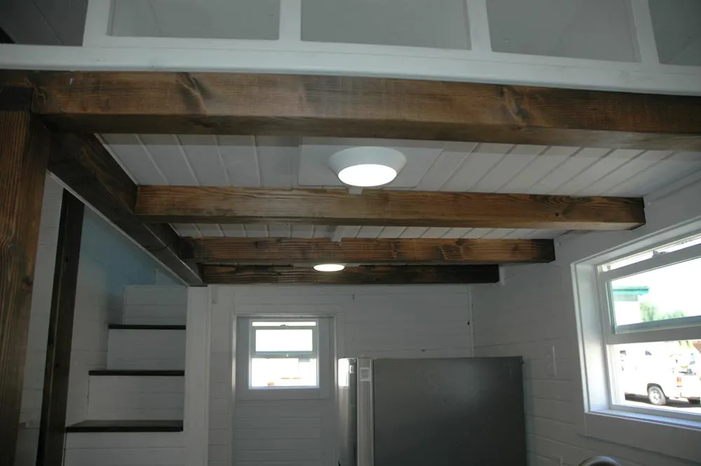 Exposed beam ceiling - Clear Creek by Tiny Idahomes