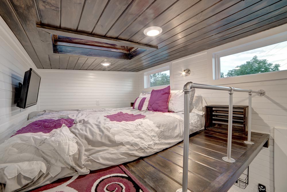 Bedroom Loft w/ Skylight - Freedom by Alabama Tiny Homes