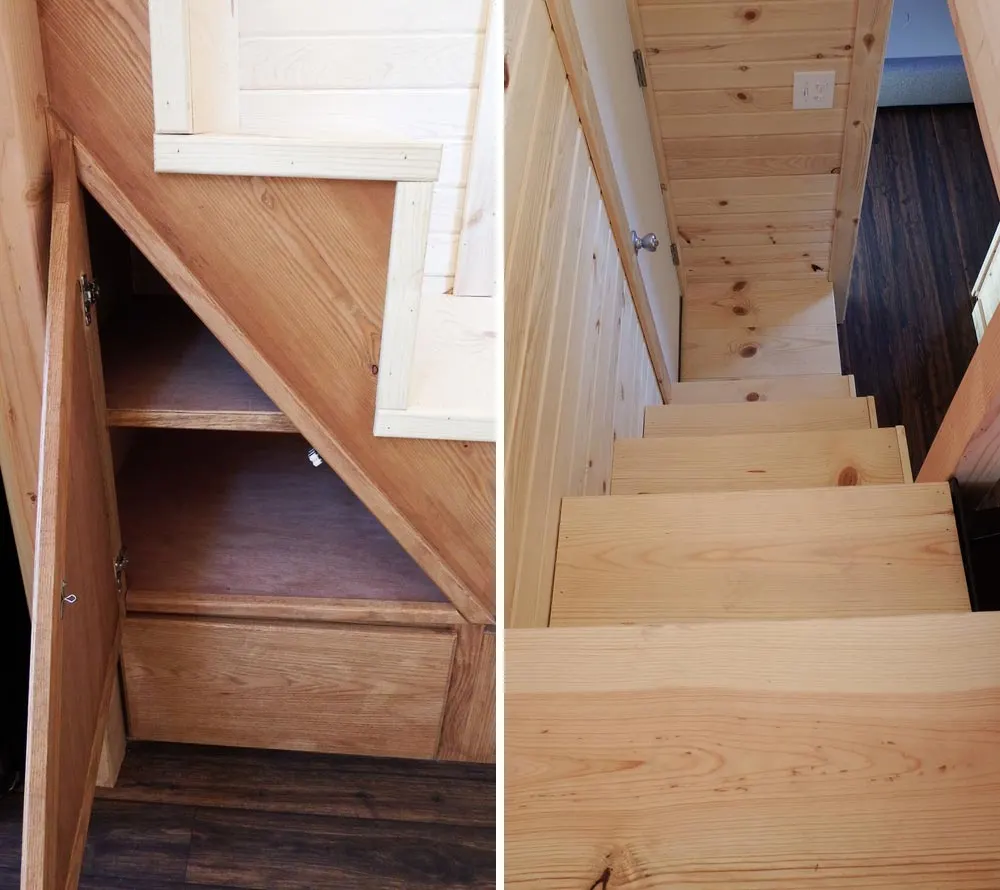 Storage stairs - Murphy by Tiny Idahomes