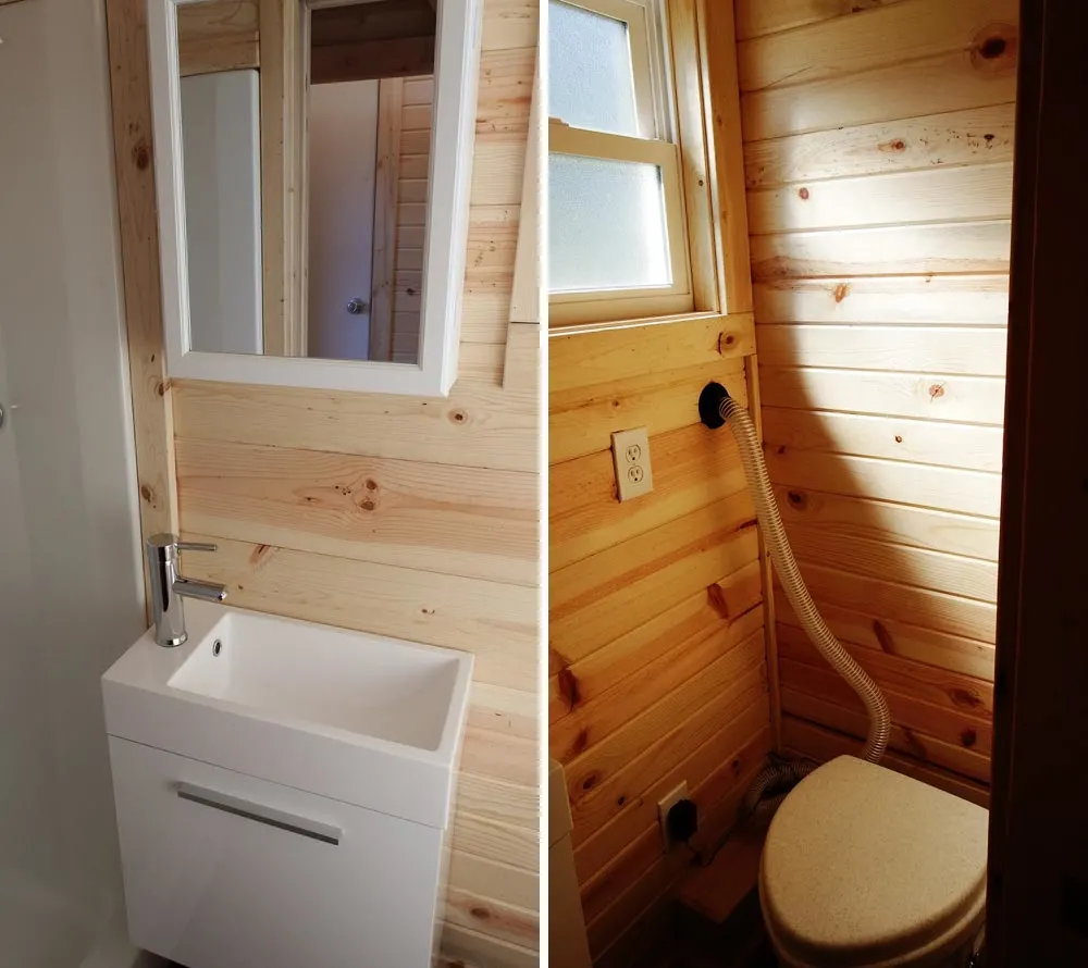 Sink and composting toilet - Murphy by Tiny Idahomes