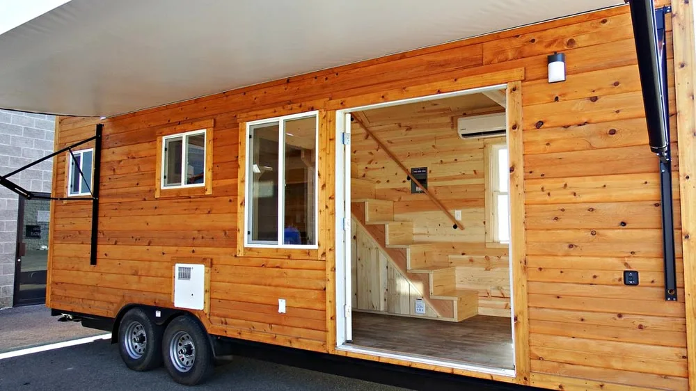 Tiny house with cedar lap siding - Phoenix by Tiny Idahomes