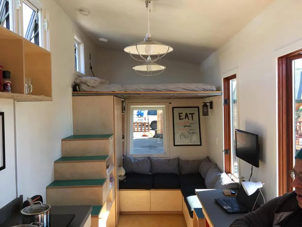Living room and bedroom loft - The Wedge by Laney College