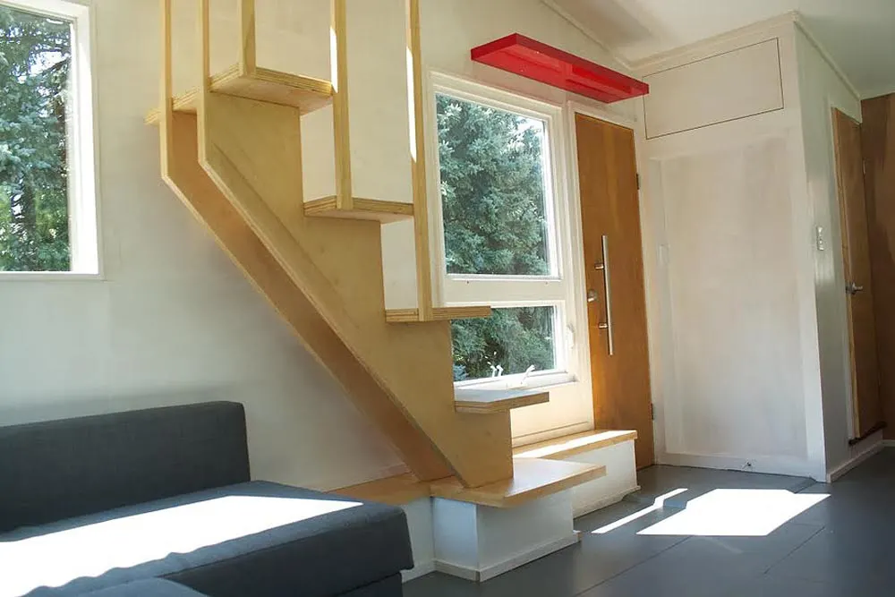 Entryway and Staircase - Liberation Tiny Homes