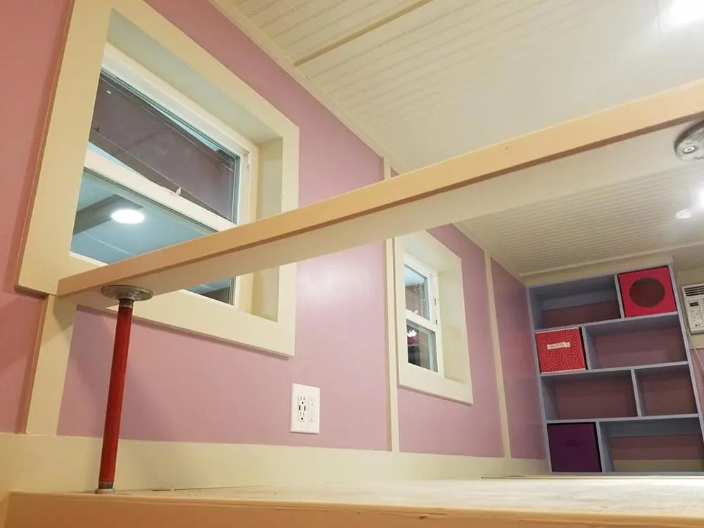 Bedroom Loft Railing - Sarah's Autistic Tiny Home by Maximus Extreme