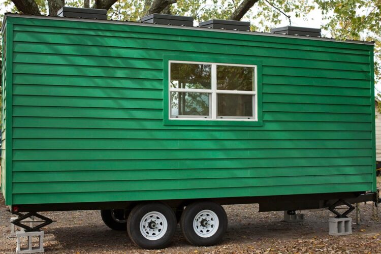 Painted Cedar Siding - Green Bean by Perch & Nest
