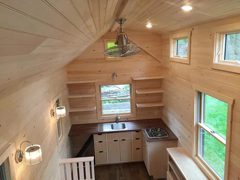 View From Bedroom Loft - Brownie by Liberation Tiny Homes