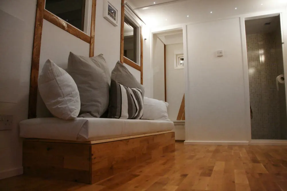 Couch with storage - Tiny House UK by Mark Burton