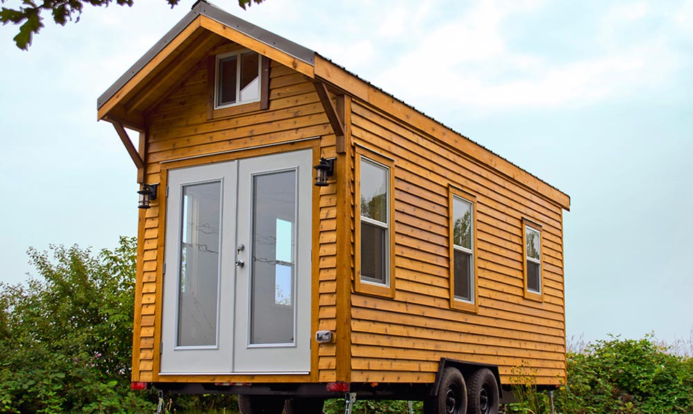 Rustic Cedar Exterior - Cabin in the Woods by Mint Tiny Homes