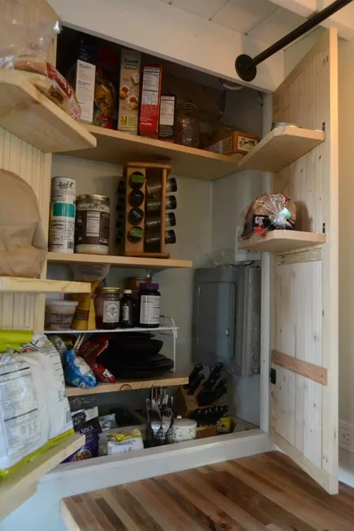 Open Pantry - Tiny House by Liz & Tyler Cragg