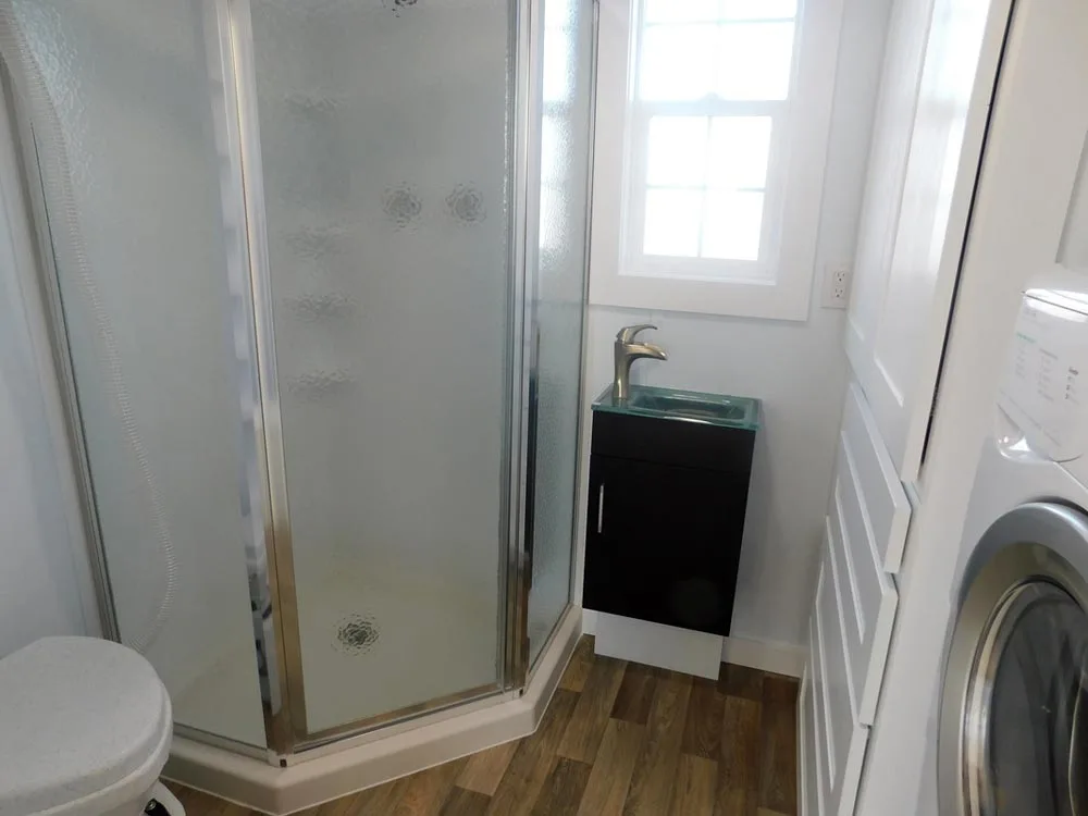Bathroom Sink & Shower Stall - Ginger's Gem by Tiny Idahomes