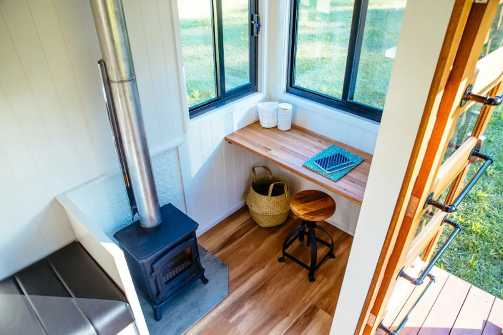 Fireplace & Desk - Graduate Series by Designer Eco Homes