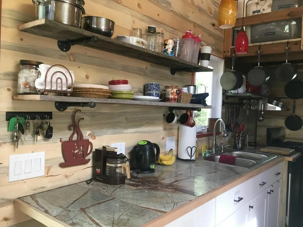 Galley Kitchen - Harmony Haven by Rocky Mountain Tiny Houses