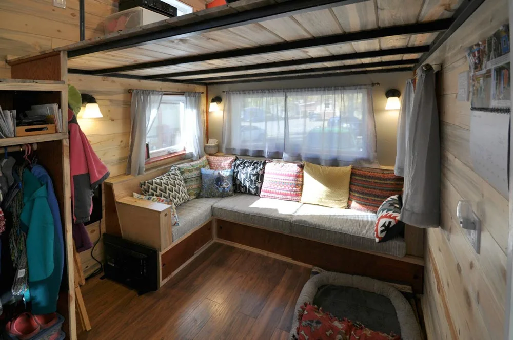 Built-In Couch - Harmony Haven by Rocky Mountain Tiny Houses