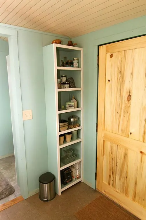 Storage Shelves - 5th Wheel Tiny House by Ken Leigh