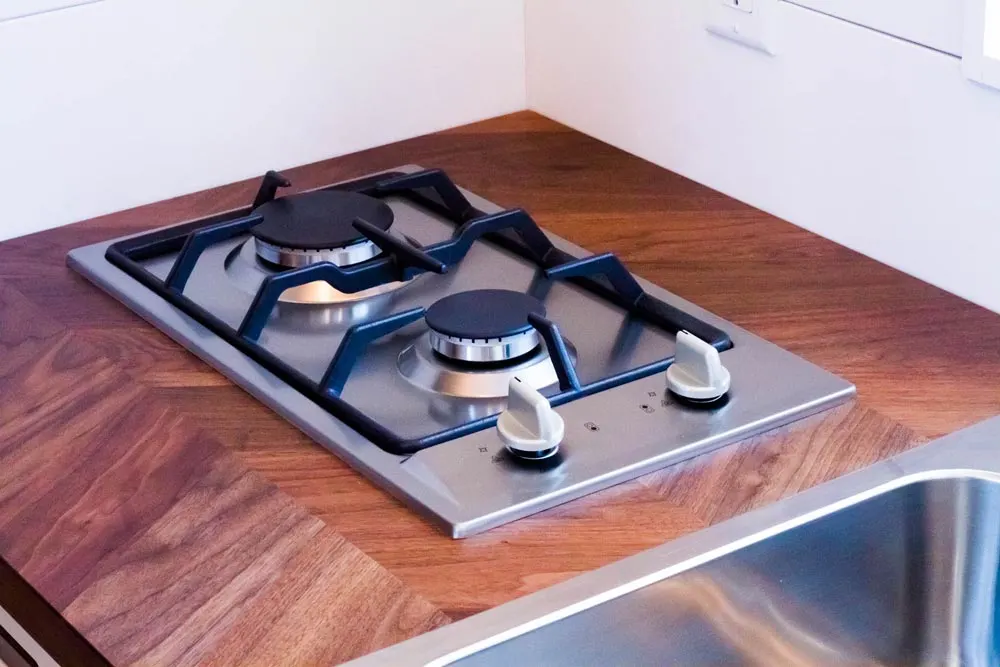 Two Burner Cooktop - Modern by Liberation Tiny Homes