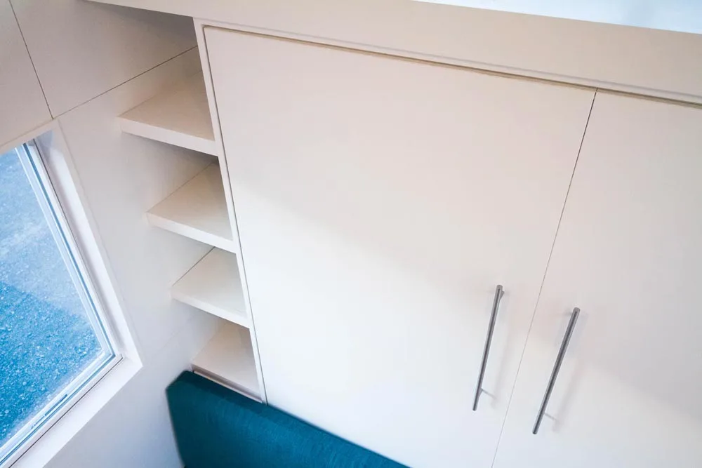 Storage Behind Couch/Bed - Modern by Liberation Tiny Homes
